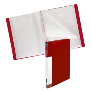 CARPETA 40 FUNDAS PLUS OFFICE A4 ROJO OPACO REF. MT-40