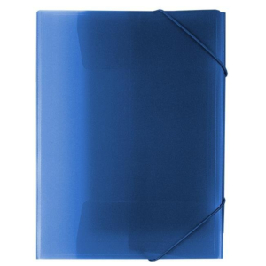 CARPETA POLIPROPILENO PLUS OFFICE A4 CON GOMAS Y SOLAPAS AZUL REF. B-183-BL