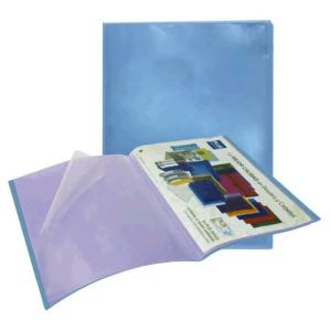 CARPETA 10 FUNDAS PLUS OFFICE A4 AZUL TRASLÚCIDO REF. MO-10/MTG-6010