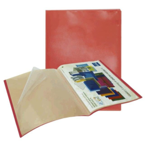 CARPETA 10 FUNDAS PLUS OFFICE A4 ROJO TRASLÚCIDO REF. MO-10/MTG-6010