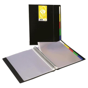 CARPETA 40 FUNDAS GRAFOPLAS IN&OUT A4 NEGRO OPACO REF. 39404010