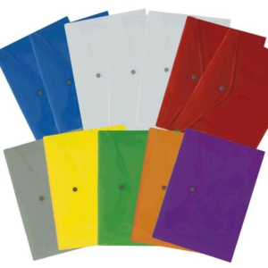 DOSSIER CON BROCHE PP PLUS OFFICE A4 CAPACIDAD 50 H. 8 COLORES SURTIDOS REF. 2020