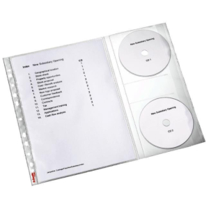 FUNDA PROYECTO MULTITALADRO 2 BOLSILLOS PP LEITZ A4 120 MICRAS REF. 47613103