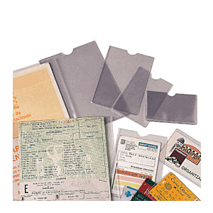 PORTACARNETS PVC CON UÑERO ESSELTE 82X122MM (100U./ENVASE)