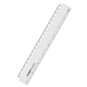 REGLA CAMPUS UNIVERSITY DE ALUMINIO 20 CM. REF. 600262