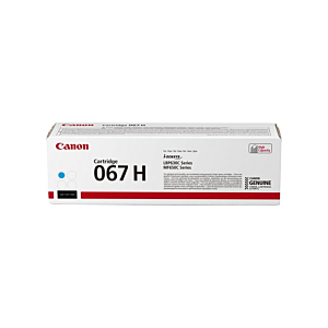 CANON TONER 067H CYAN, I-SENSYS LBP631 LBP633 MF651 MF655 MF657 2.350P.