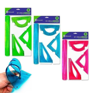 SET DE DIBUJO BISMARK REGLAS FLEXIBLES