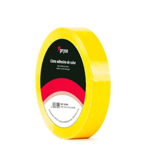 CINTA ADHESIVA PRYSE COLOR AMARILLO 19 MM. X 63 M.
