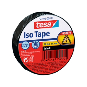 CINTA AISLANTE TESA NEGRA 15 MM X 10 M