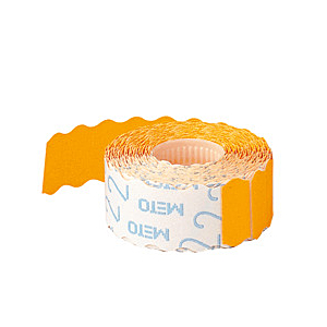 ETIQUETAS ADHESIVAS REMOVIBLES METO NARANJA 26X16
