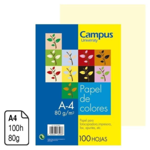 PAPEL CAMPUS UNIVERSITY CREMA A4 80 G. 100 H.