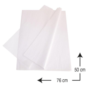 PAPEL DE SEDA CAMPUS 76 X 50 CM. 500 H. BLANCO
