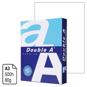 PAPEL DOUBLE A PREMIUM BLANCO A3 80 G. 500 H. REF. 002220