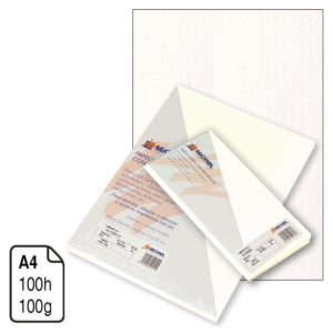 PAPEL VERJURADO J. MICHEL BLANCO A4 100 G. 100 H. REF. 3144