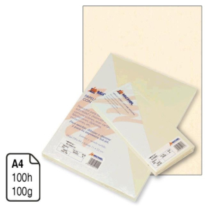 PAPEL VERJURADO J. MICHEL CREMA A4 100 G. 100 H. REF. 3145