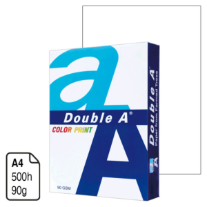 PAPEL DOUBLE A COLOR PRINT BLANCO A4 90 G. 500 H.