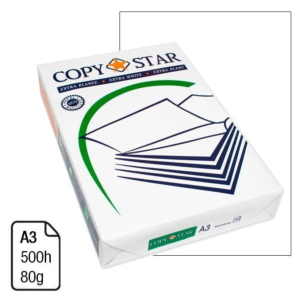 PAPEL COPYSTAR BLANCO A3 80 G. 500 H.