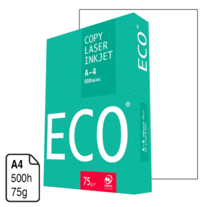 PAPEL ECO PEFC BLANCO A4 75 G. 500 H.