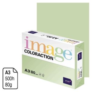 PAPEL ANTALIS IMAGE COLORACTION VERDE PASTEL A3 80 G. 500 H. REF. JUNGLE