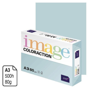 PAPEL ANTALIS IMAGE COLORACTION AZUL PASTEL A3 80 G. 500 H. REF. LAGOON