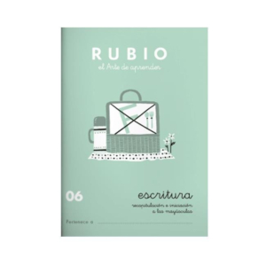 CUADERNO RUBIO A5 CALIGRAFÍA 06