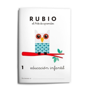 CUADERNO RUBIO A5 EDUCACIÓN INFANTIL 1 LOS ANIMALES DEL BOSQUE