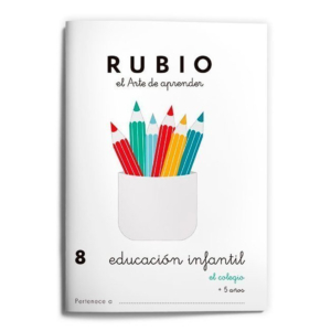 CUADERNO RUBIO A5 EDUCACIÓN INFANTIL 8 EL COLEGIO
