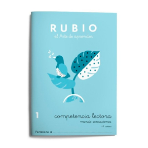 CUADERNO RUBIO A5 COMPETENCIA LECTORA 1 MUNDO SENSACIONES