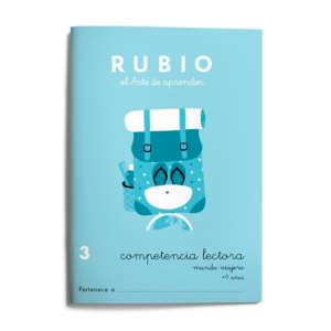 CUADERNO RUBIO A5 COMPETENCIA LECTORA 3 MUNDO VIAJERO