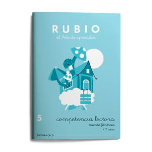 CUADERNO RUBIO A5 COMPETENCIA LECTORA 5 MUNDO FANTASÍA