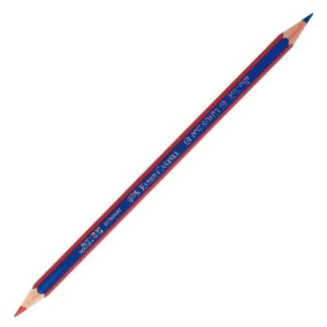 LÁPICES FABER CASTELL BICOLOR AZUL/ROJO 12 UNID. REF. 2160