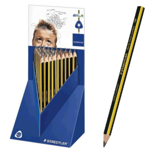 EXPOSITOR LÁPICES DE GRAFITO TRIANGULARES STAEDTLER NORIS CLUB JUMBO HB 48 UNID. REF. 119-NKP-48