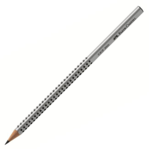 LÁPICES DE GRAFITO TRIANGULARES FABER CASTELL GRIP HB 12 UNID. REF. 2001