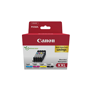 CANON CLI581XXL CMYB MULTIPACK ECOPACK PIXMA TR8550 TS6250 MULTIPACK 4- COLORES