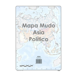 MAPAS MUDOS ASIA POLÍTICO REF. 3