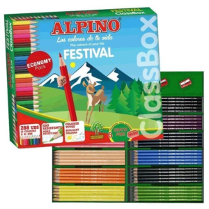 LÁPICES DE COLORES ALPINO CLASSBOX 12 COLORES SURTIDOS REF. C-0139992