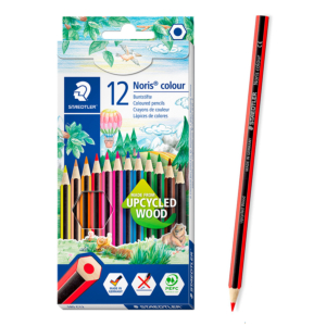 LÁPICES DE COLORES STAEDTLER NORIS COLOUR 12 COLORES SURTIDOS REF. 185-C12