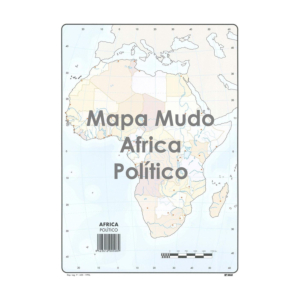 MAPAS MUDOS ÁFRICA POLÍTICO REF. 8