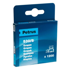 GRAPAS PETRUS 530/14 MM COBREADAS REF. 77517 (1200 UDS./CAJA)