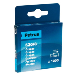 GRAPAS PETRUS 530/10 MM COBREADAS REF. 77515 (1200 UDS./CAJA)