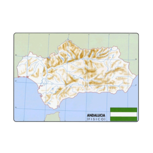 MAPAS MUDOS ANDALUCÍA FÍSICO REF. 20