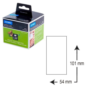 ETIQUETAS AUTOADHESIVAS DYMO LABELWRITER 101 X 54 MM. (220 ETIQ./ROLLO) REF. 99014