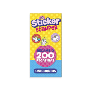 RECAMBIO PEGATINAS IMAGILAND STICKER STAMPER UNICORNIOS                                             