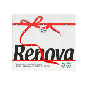 SERVILLETAS CELULOSA RENOVA 30 X 32 CM. 