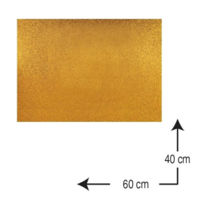 GOMA EVA CON PURPURINA FAIBO 40 X 60 CM. ORO REF.1659-90