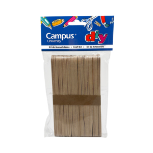 PALOS DE HELADOS EN COLOR MADERA (BOLSA 40 UNID.) REF. 630963