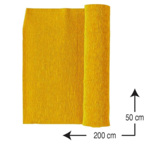 PAPEL CRESPÓN CAMPUS UNIVERSITY 0,5 X 2 M. 10 H. ORO