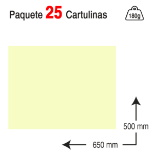 CARTULINA CAMPUS UNIVERSITY 50 X 65 CM. 180 G. CREMA