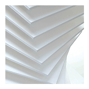 CARTÓN PLUMA BLANCO 390 GR. A/4 ESPESOR 3 MM.