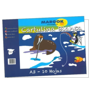 BLOC CARTULINA BLANCA A3 PARA TRABAJOS MANUALES